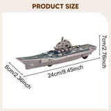 Maxbell Aircraft Carrier Model Creative Warship Model Toy for Boys Kids Party Favors