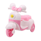 Maxbell Mini Doll Motorcycle Decor Funny Miniature Motorcycle Model Girls Collection