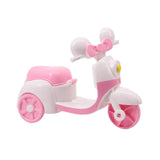 Maxbell Mini Doll Motorcycle Decor Funny Miniature Motorcycle Model Girls Collection
