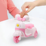 Maxbell Mini Doll Motorcycle Decor Funny Miniature Motorcycle Model Girls Collection
