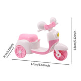 Maxbell Mini Doll Motorcycle Decor Funny Miniature Motorcycle Model Girls Collection