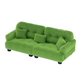 Maxbell Miniature Dollhouse Sofa Room Scene Decoration Realistic Miniature Toy Model 1 30 Green