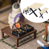 Maxbell 1/12 Scale Dollhouse Decorations for Photo Props Model Train Micro Landscape