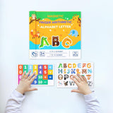 Maxbell Learning Letters Numbers Alphabet Learning Toys for 3+ Year Old Kindergarten