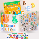 Maxbell Learning Letters Numbers Alphabet Learning Toys for 3+ Year Old Kindergarten