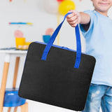 Maxbell Toy Car Organizer Case 52 Slots Felt Carrier for Kids Model Cars Collectible Black