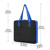 Maxbell Toy Car Organizer Case 52 Slots Felt Carrier for Kids Model Cars Collectible Black