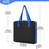 Maxbell Toy Car Organizer Case 52 Slots Felt Carrier for Kids Model Cars Collectible Black