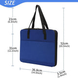 Maxbell Toy Car Organizer Case 52 Slots Felt Carrier for Kids Model Cars Collectible Blue