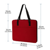 Maxbell Toy Car Organizer Case 52 Slots Felt Carrier for Kids Model Cars Collectible Red