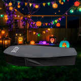 Maxbell Halloween Props Coffin Spooky Life Size with Lid for Graveyard Lawn Cemetery