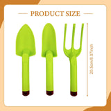 Maxbell 3 Pieces Kids Gardening Tools for Boys Girls Children Includes Shovels, Rake