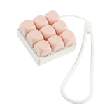 Maxbell Keyboard Fidget Toy Gift Fun Sturdy Accessory Portable for Lover Phone Charm Pink