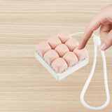 Maxbell Keyboard Fidget Toy Gift Fun Sturdy Accessory Portable for Lover Phone Charm Pink