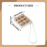 Maxbell Keyboard Fidget Toy Gift Fun Sturdy Accessory Portable for Lover Phone Charm Brown