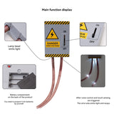 Maxbell Halloween Prank Prop Simulated High Voltage Switch Versatile Touch Activated
