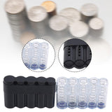 Maxbell Coin Storage Dispenser 10ct, 20ct, 50ct, 1euro, 2 Euro Portable Coins Holder black