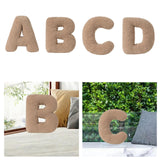 Maxbell Letter Pillow Comfortable Alphabet Pillows for Couch Living Room Home Office A