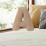 Maxbell Letter Pillow Comfortable Alphabet Pillows for Couch Living Room Home Office A