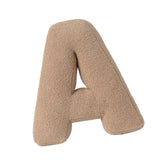 Maxbell Letter Pillow Comfortable Alphabet Pillows for Couch Living Room Home Office A