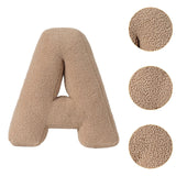 Maxbell Letter Pillow Comfortable Alphabet Pillows for Couch Living Room Home Office A