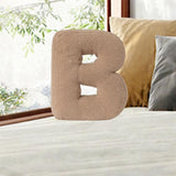 Maxbell Letter Pillow Comfortable Alphabet Pillows for Couch Living Room Home Office B
