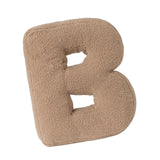 Maxbell Letter Pillow Comfortable Alphabet Pillows for Couch Living Room Home Office B