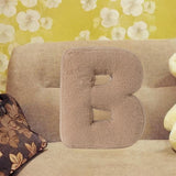 Maxbell Letter Pillow Comfortable Alphabet Pillows for Couch Living Room Home Office B