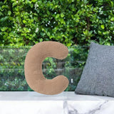 Maxbell Letter Pillow Comfortable Alphabet Pillows for Couch Living Room Home Office C