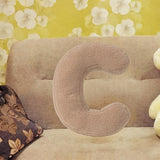 Maxbell Letter Pillow Comfortable Alphabet Pillows for Couch Living Room Home Office C