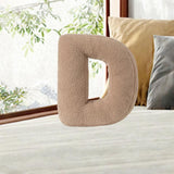 Maxbell Letter Pillow Comfortable Alphabet Pillows for Couch Living Room Home Office D