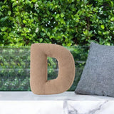 Maxbell Letter Pillow Comfortable Alphabet Pillows for Couch Living Room Home Office D