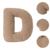 Maxbell Letter Pillow Comfortable Alphabet Pillows for Couch Living Room Home Office D