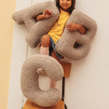 Maxbell Letter Pillow Comfortable Alphabet Pillows for Couch Living Room Home Office D