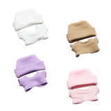 Maxbell 2x 17/15cm Dolls Clothes Clothing Hat and Top for Plush Figure 5.91/6.69inch white