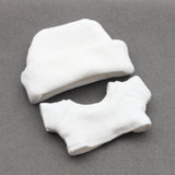 Maxbell 2x 17/15cm Dolls Clothes Clothing Hat and Top for Plush Figure 5.91/6.69inch white