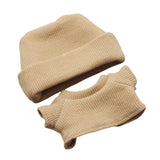 Maxbell 2x 17/15cm Dolls Clothes Clothing Hat and Top for Plush Figure 5.91/6.69inch Khaki