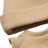 Maxbell 2x 17/15cm Dolls Clothes Clothing Hat and Top for Plush Figure 5.91/6.69inch Khaki