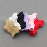 Maxbell 2x 17/15cm Dolls Clothes Clothing Hat and Top for Plush Figure 5.91/6.69inch violet