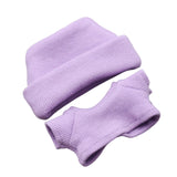 Maxbell 2x 17/15cm Dolls Clothes Clothing Hat and Top for Plush Figure 5.91/6.69inch violet