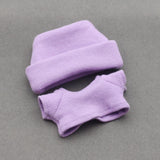 Maxbell 2x 17/15cm Dolls Clothes Clothing Hat and Top for Plush Figure 5.91/6.69inch violet