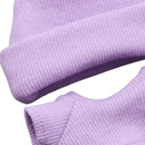 Maxbell 2x 17/15cm Dolls Clothes Clothing Hat and Top for Plush Figure 5.91/6.69inch violet