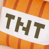 Maxbell Game Cushion Soft Realistic Plush Game Pillow for Holiday Gifts Dorm Bedroom Orange