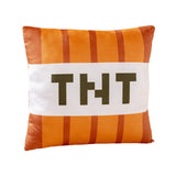 Maxbell Game Cushion Soft Realistic Plush Game Pillow for Holiday Gifts Dorm Bedroom Orange