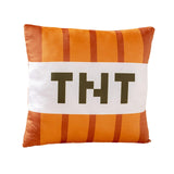 Maxbell Game Cushion Soft Realistic Plush Game Pillow for Holiday Gifts Dorm Bedroom Orange