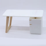 Maxbell 1:12 Scale Miniature Office Furniture Set for Miniature Landscape Simulation