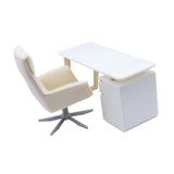 Maxbell 1:12 Scale Miniature Office Furniture Set for Miniature Landscape Simulation