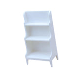 Maxbell Dollhouse Storage Rack Dollhouse Living Room Decor 1: 12 Dollhouse Bookshelf White
