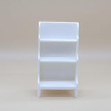 Maxbell Dollhouse Storage Rack Dollhouse Living Room Decor 1: 12 Dollhouse Bookshelf White