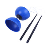 Maxbell Chinese Yoyo Diabolo Set Portable Juggling Toy for Adults Children Beginners Blue L